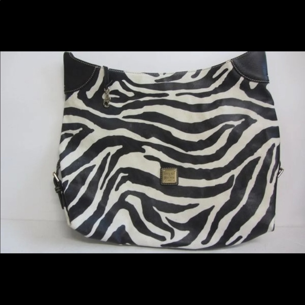 Dooney and Bourke Zebra print clutch